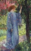 Guy Rose The Blue Kimono oil